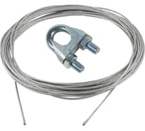 Набор для крепления скважинного насоса из нерж. стали Трос 3х30м + Зажим 4 шт Tech-Krep 151825