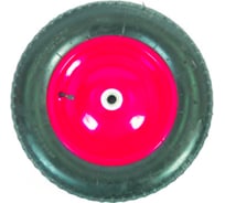 Колесо тачки строительной 3.25x8, втулка 16 мм, пневмо FORZA WB6204