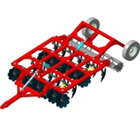 Дисковая борона БДМ 2.4х4П с планчатым катком и корпусами АТП-0909 ARTAYUS 833