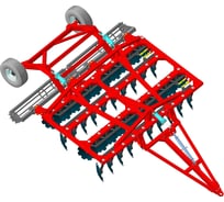 Дисковая борона БДМ 4х4П с планчатым катком и корпусами АТП-0909 ARTAYUS 390