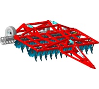 Дисковая борона БДМ 5х4П со спиральным катком и корпусами АТП-0909 ARTAYUS 749