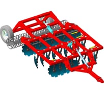 Дисковая борона БДМ 2.7х3П со спиральным катком и корпусами АТП-0909 ARTAYUS 529