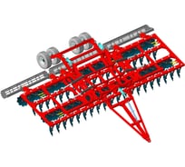 Дисковая борона БДМ 7х4ПК с планчатым катком и корпусами АТП-537909 ARTAYUS 1221