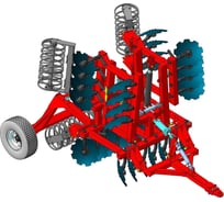 Дисковая борона БДМ 4х2ПК со спиральным катком и корпусами АТП-0909 ARTAYUS 759