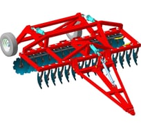 Дисковая борона БДМ 4х2П с корпусами АТП-0909 без катка ARTAYUS 970