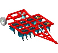Дисковая борона БДМ 3.2х4П с корпусами АТП-0909 без катка ARTAYUS 955