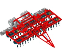 Дисковая борона БДМ 7х4ПК со спиральным катком и корпусами АТП-0909 ARTAYUS 631