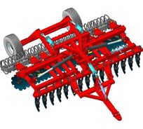 Дисковая борона БДМ 4х2ПК со спиральным катком и корпусами АТП-537909 ARTAYUS 667