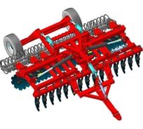 Дисковая борона БДМ 4х2П со спиральным катком и корпусами АТП-537909 ARTAYUS 465