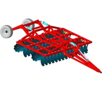 Дисковая борона БДМ 6х4П с корпусами АТП-0909 без катка ARTAYUS 532