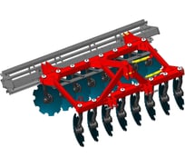 Дисковая борона БДМ 2.4х2Н с планчатым катком и корпусами АТП-0909 ARTAYUS 871
