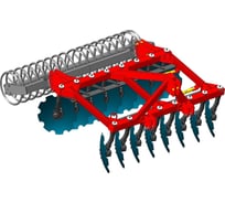 Дисковая борона БДМ 2.1х2Н со спиральным катком и корпусами АТП-0909 ARTAYUS 874