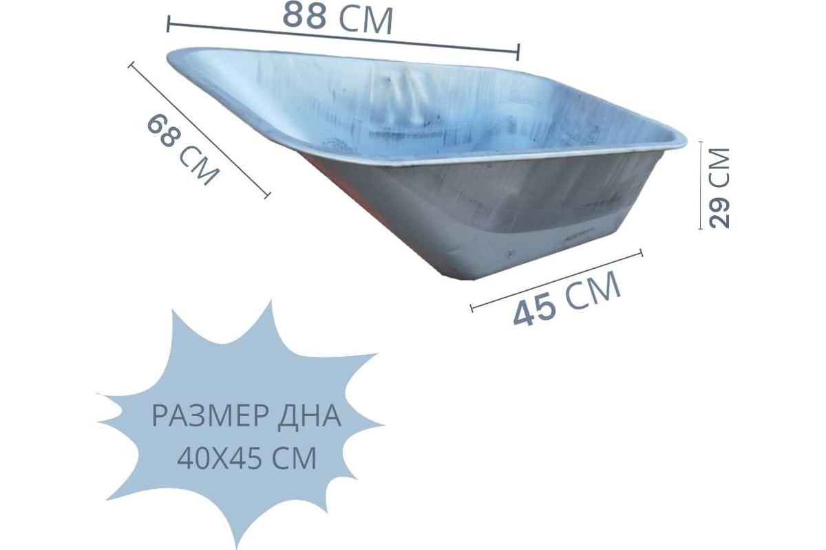 Корыто стальное оцинкованное 130 л LWI LWI130-Steel - выгодная цена ...