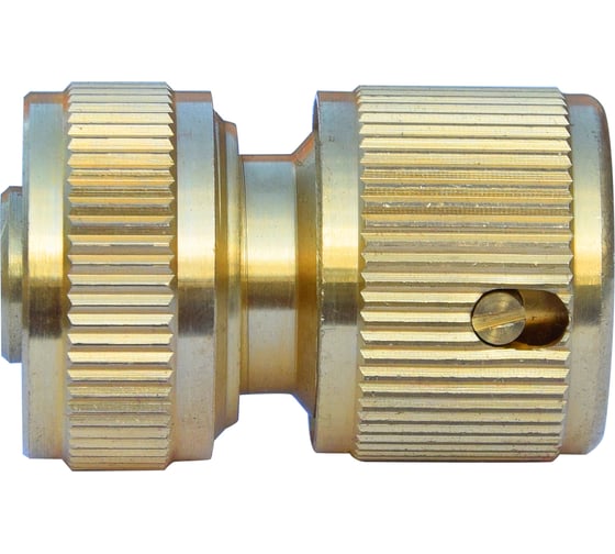 Латунный быстросъемный соединитель 1/2", аквастоп Elmos 53278141