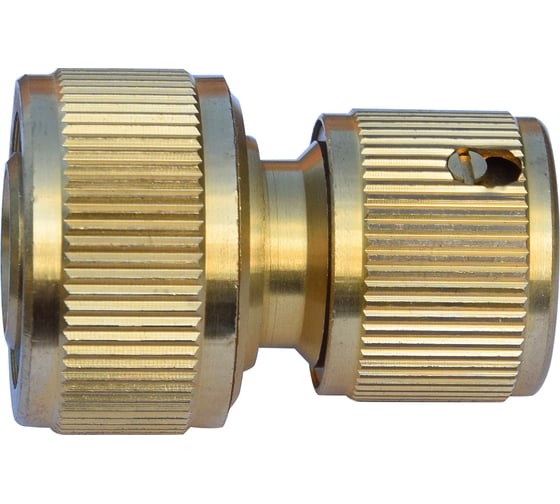 Латунный быстросъемный соединитель 3/4", аквастоп Elmos 53278143