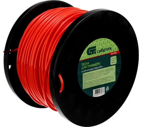 Леска для триммера круглая, на DIN катушке (3 мм, 120 м) СИБРТЕХ 961355