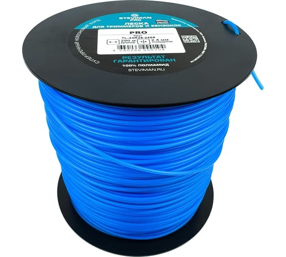 Триммерная леска PRO 2.4 мм, 290 м, круг Steviman TL-24R29-2405 1