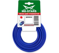 Леска для триммера HEPTAGON LINE (семиугольник) 1.6 мм, 15 м МD-STARS HEPL 16-15