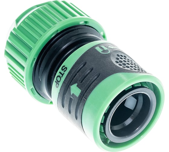 Соединитель универсальный с аквастопом 1/2"-5/8"-3/4" SKRAB 28260