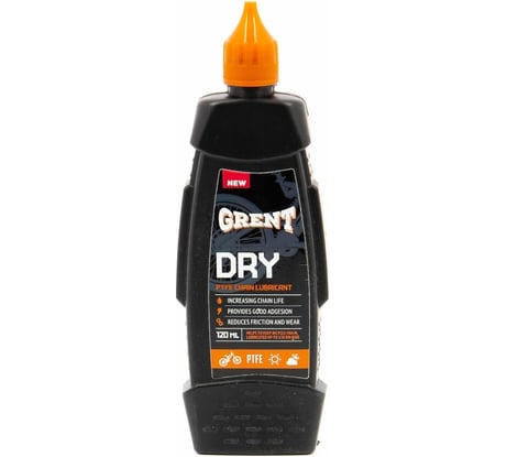 Смазка для цепи для сухой погоды с PTFE 120 мл GRENT 40488