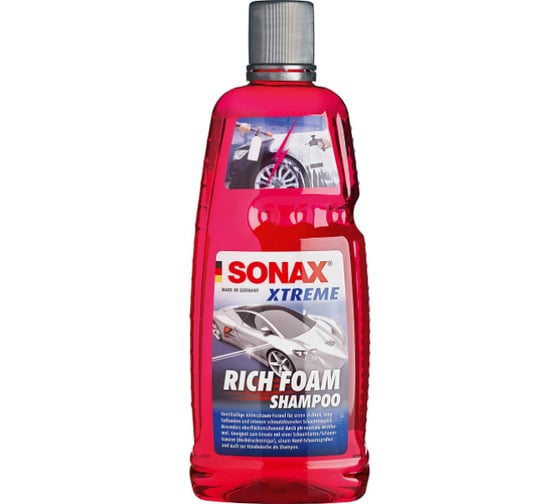 Автошампунь Xtreme сильно пенящийся 1 л SONAX 248300