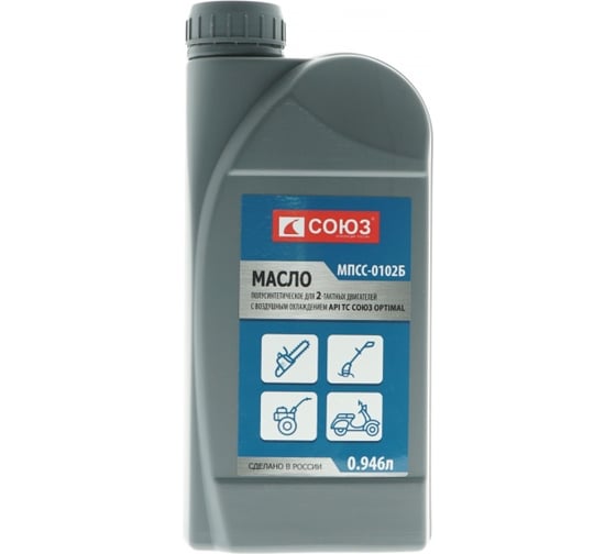 Масло OPTIMAL 2-х тактное API TC 1 л СОЮЗ МПСС-0102Б 1