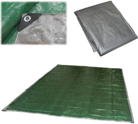 Хозяйственный универсальный тент Ecos T-4*4, размер 4*4 м, плотность 100 г/м2, 999088