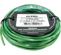 Триммерная леска HI-PRO 3 мм, 10 м, витой квадрат с сердечником Steviman TL-30S01-2405