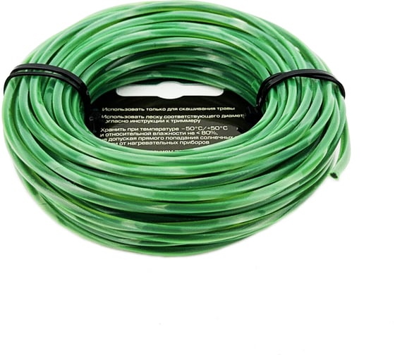 Триммерная леска HI-PRO 3 мм, 10 м, витой квадрат с сердечником Steviman TL-30S01-2405