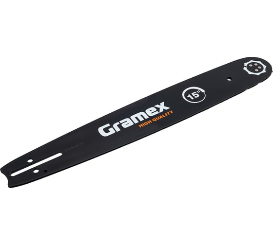 Шина для цепи 15", шаг цепи 0.325, 64 звена Gramex 010933