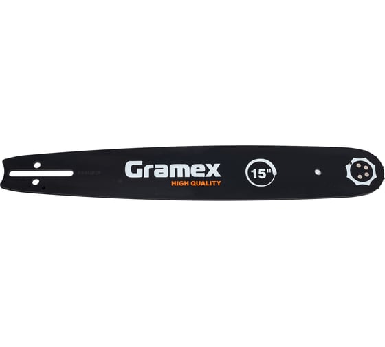 Шина для цепи 15", шаг цепи 0.325, 64 звена Gramex 010933