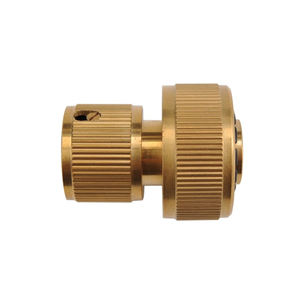 Соединитель латунный с автостопом 3/4\" FLO 89103 - выгодная цена ...