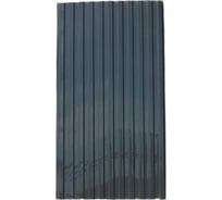 Профлист ПЭТ 2000х1110х0.7 мм, графит СамПЭТ PLGR201-07