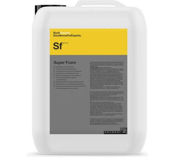 Активная пена Super Foam NTA frei_ для глубокого очищения ЛКП (11 л) pH 12 318011 Koch Chemie 054139 1