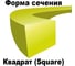 Леска для триммера SQUARE (квадрат) 3.3 мм, 15 м MD-STARS SQ 33-15 2