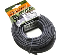 Леска 3.5 мм, зубья пилы, серый, 15 метров (5/150)  ВАРЯГ 014467