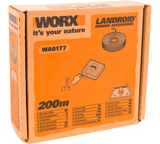 Ограничительный провод 200 м для газонокосилки Landroid WORX WA0177