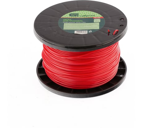 Леска на DIN катушке (2 мм; 190 м; круг) для триммера СИБРТЕХ 961335