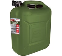 Канистра PROFI 20 л, оливковая, для топлива, в комплекте с крышкой и лейкой 3ton 55332
