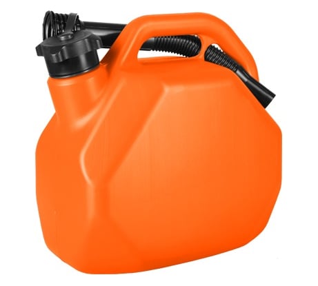 Канистра RESERVE 20 л оранжевая для топлива (усиленная) с крышкой и лейкой 3ton 55383