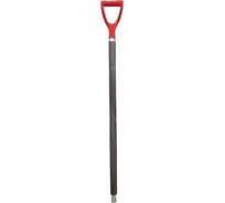 Черенок для лопаты алюминиевый Premium 110 см, d32 мм, c ручкой V-образной Strong RED (Р6) LWI LWI-Ч14