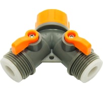 Разветвитель на 2 линии 3/4"внутр, 3/4"внешн POLYAGRO 7575370