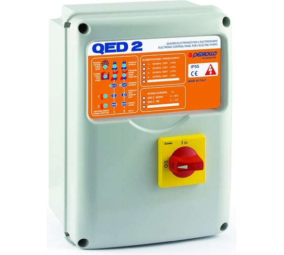 Пульт управления QED 2-TRI/3 QED 2-TRI/11 Pedrollo 533QED023T 1