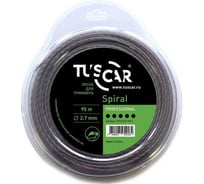 Леска Spiral grey/red, Professional 2.7 мм, 95 м для триммера TUSCAR 10131627-95-1