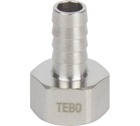 Штуцер под шланг ВР 16x1/2" латунь TEBO T-ЛР.Ш.1.16-12.CN