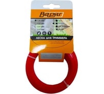 Леска 1.6 мм, 15 м, квадрат, красный ВАРЯГ 0218