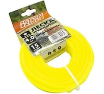 Леска 4.0 мм, 15 м, звезда, желтая ВАРЯГ 9960671