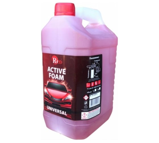 Активный шампунь для бесконтактной мойки UNIVERSAL 5 л RED R25