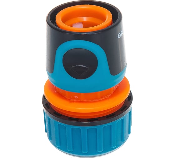 Соединитель быстросъёмный с автостопом для шланга PROLine TC-34A 3/4" Grinda 8-426430_z01 1