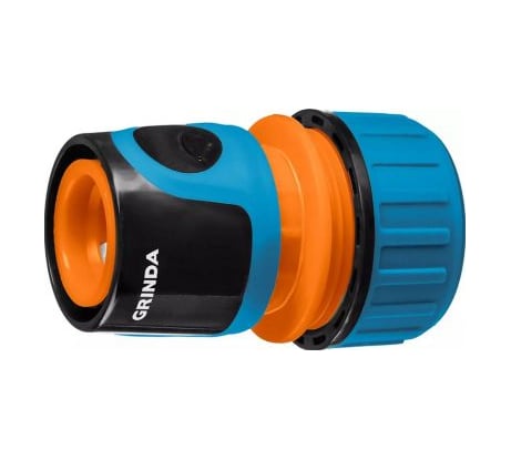 Соединитель быстросъёмный с автостопом для шланга TC-12A 1/2" Grinda 8-426429_z01
